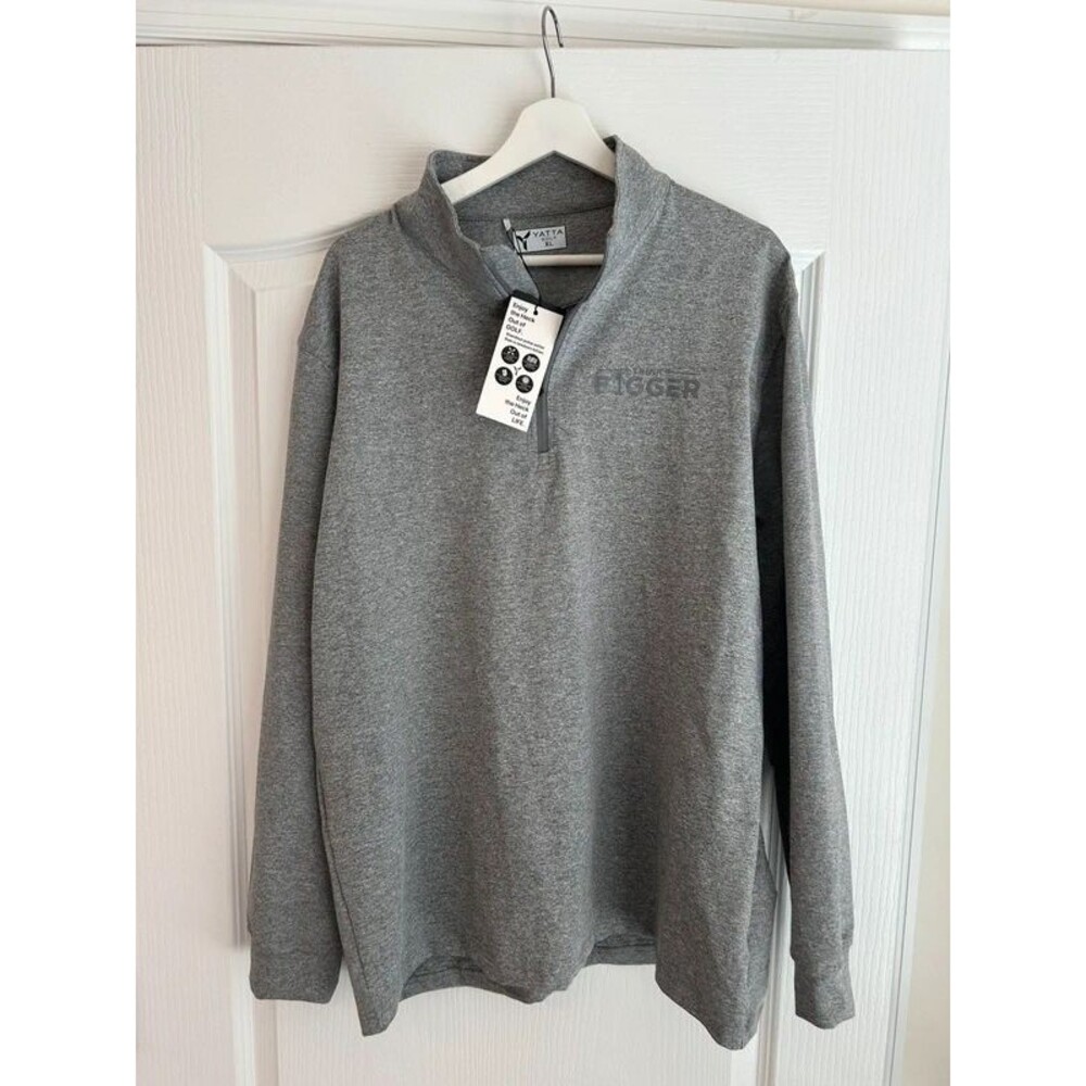 New Yatta Golf XL Quarter Zip Pullover Sweater Granpa Dad Country Club Old Money